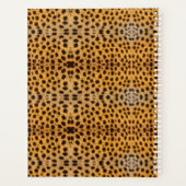 Niedlich Girly Cheetah Pattern Animal Print & Stil Planer (Rückseite)