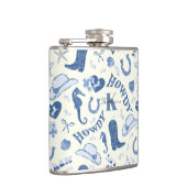 Niedlich Girly Coast Cowgirl Name Monogram Flachmann (Rechts)