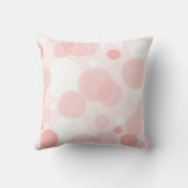 Niedlich Girly Elegant Pink Polka Dots Kissen (Rückseite)