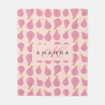 Niedlich Girly Feminine Birne Mit Monogramm Erstge