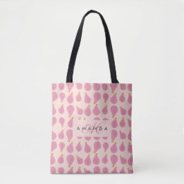 Niedlich Girly Feminine Birne Mit Monogramm Erstge Tasche