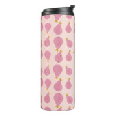 Niedlich Girly Feminine Birne Mit Monogramm Erstge Thermosbecher (Nach links gedreht)