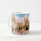 Niedlich Girly Gingerbread Kaffeetasse (Vorderseite Links)