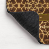 Niedlich Girly Giraffe Muster Tierdrucke & Stilett Mousepad (Ecke)