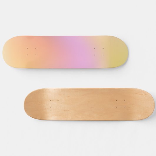 Niedlich Girly Gradient Skateboard (Horizontal)