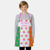 Niedlich Girly Irish Flag Pink KLEEBLATT Girls Schürze (Getragen)