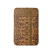 Niedlich Girly Jaguar Muster Animal Print & Stilet Badematte (Vorderseite Vertikal)