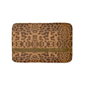 Niedlich Girly Jaguar Muster Animal Print & Stilet Badematte (Vorderseite)