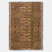 Niedlich Girly Jaguar Muster Animal Print & Stilet Decke (Vorderseite Vertikal)