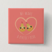 Niedlich Girly Kawaii machen wir einen perfekten P Button (Vorderseite)