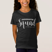 Niedlich Girly Kindergarten Squad | Name der Schul T-Shirt (Vorderseite)