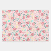 Niedlich Girly Llama Fun-Geschenk Geschenkpapier Set (Vorderseite 2)