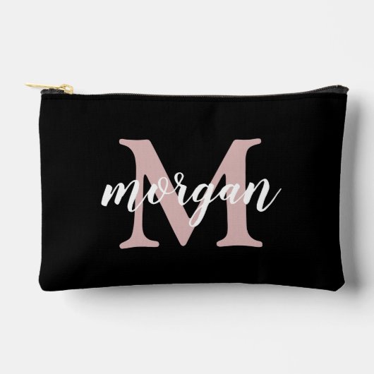 Niedlich Girly Mit Monogramm Bridesmaid-Geschenk | Zubehörtasche (Vorderseite)