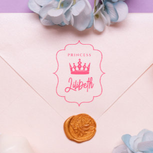Niedlich Girly Modern Royal Crown Princess Tiara N Gummistempel