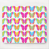 Niedlich Girly Multicolor Rainbow Butterfly Muster Mousepad (Vorne)