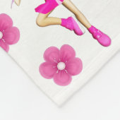 Niedlich & Girly Personalisiert Fleecedecke (Ecke)