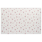 Niedlich Girly Pink Bows Cherries Herz Stoff (Fat Quarter (45,7 x 55,9 cm))