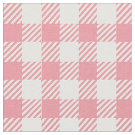 Niedlich Girly Pink Gingham Buffalo Kariert Stoff
