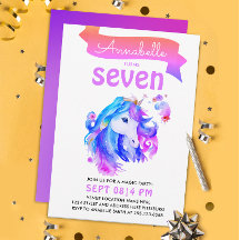 Niedlich Girly Pink Lila Unicorate Fantasy Waterco