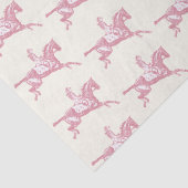 Niedlich Girly Pink Rose Gold Reiten Seidenpapier (Detail)