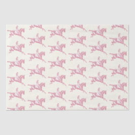 Niedlich Girly Pink Rose Gold Reiten Seidenpapier
