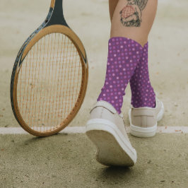 Niedlich Girly Polka Dots Moderner Chic & Elegant  Socken