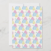 Niedlich Girly Pool Party Geburtstag Einladung (Rückseite)