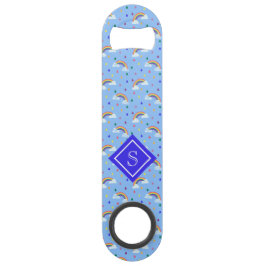 Niedlich Girly Rainbow Sky Personalisiert Speed Flaschenöffner