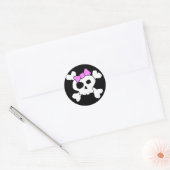 Niedlich Girly Skull Sticker (Umschlag)