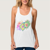 Niedlich Girly Tank Top (Vorderseite)