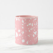 Niedlich Giro Pastel Rosa Abstrakt Terrazzo Tasse (Zentrum)