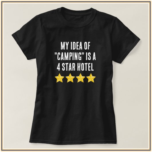 Niedlich Glam Girl Quote Camping T - Shirt