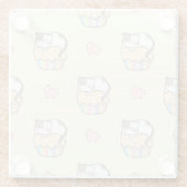 Niedlich Glasuntersetzer (Rückseite)