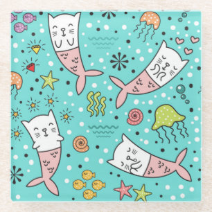 Niedlich Glasuntersetzer