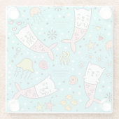 Niedlich Glasuntersetzer (Rückseite)