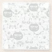 Niedlich Glasuntersetzer (Rückseite)