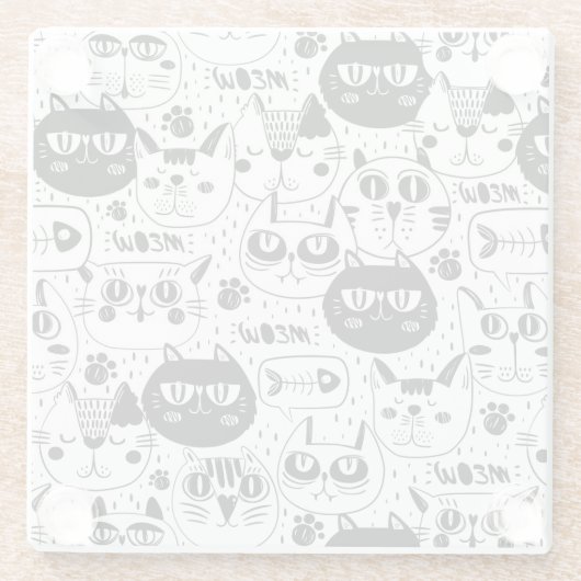 Niedlich Glasuntersetzer (Rückseite)