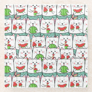 Niedlich Glasuntersetzer