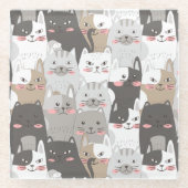 Niedlich Glasuntersetzer (Vorderseite)