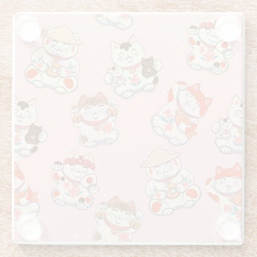 Niedlich Glasuntersetzer (Rückseite)