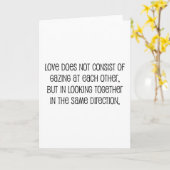 Niedlich, "Gleiche Richtung" Eheangebot Karte (Gelbe Blume)