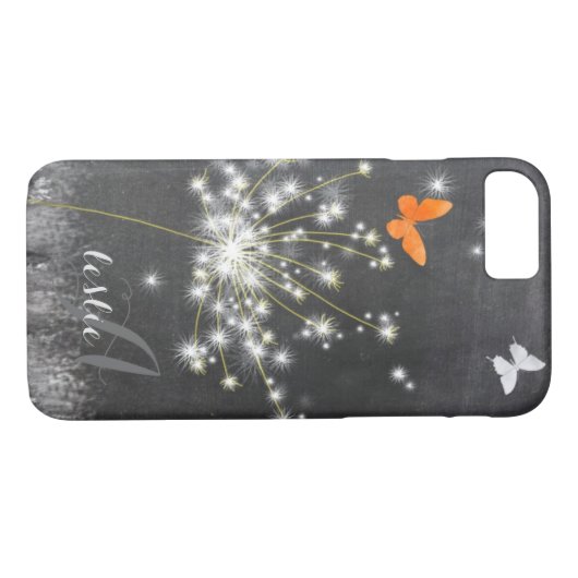 Niedlich Glittery Dandelion Case-Mate iPhone Hülle (Rückseite (Horizontal))