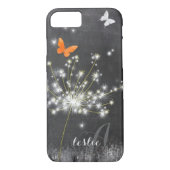 Niedlich Glittery Dandelion Case-Mate iPhone Hülle (Rückseite)