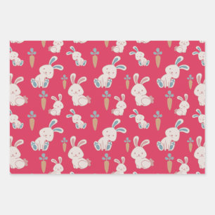 Niedlich & glücklich OsterBunnies Geschenkpapier Set