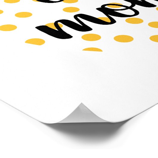 Niedlich, glücklich und inspirierend "Enjoy Every  Poster (Ecke)