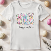 Niedlich glückliche Ostern, Pastel Bunnies & Flora T-Shirt