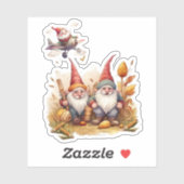 Niedlich Gnome-Aufkleber Aufkleber (Blatt)