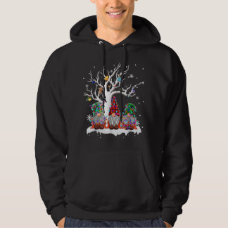 Niedlich Gnome Buffalo Karierte Weihnachtsbaumleuc Hoodie