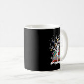 Niedlich Gnome Buffalo Karierte Weihnachtsbaumleuc Kaffeetasse (VorderseiteRechts)