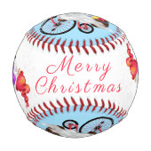 Niedlich Gnome Christmas Baseball (Rückseite)